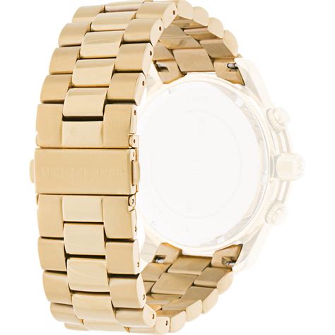 michael kors clear band gold watch|replacement Michael Kors Watch strap.